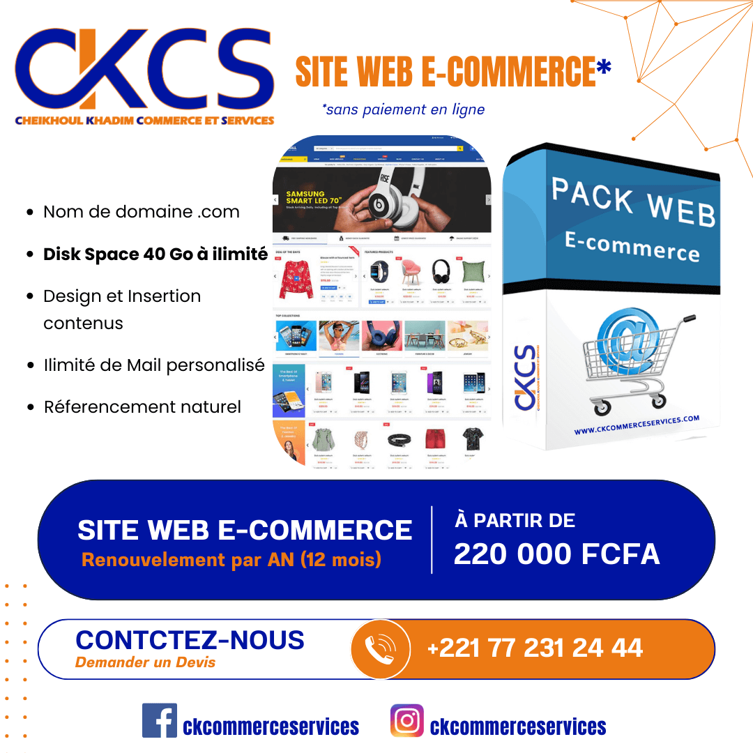 ckcs-service web e-commerce
